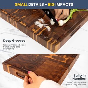 Tabla de cortar de madera de alta calidad para viajes Precio razonable del exportador de la India Tabla de cortar de madera Juego de 3 mesas - Product Image 3