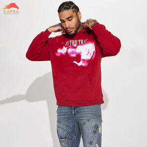 Street Style Custom Men Hoodies Blank Plain Bulk Winter Men's Trending Pullover Bordado Hoodies - Product Image 4