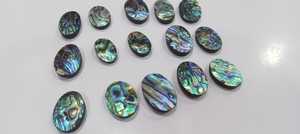 Tự nhiên bào ngư <span class=keywords><strong>paua</strong></span> <span class=keywords><strong>Shell</strong></span> cabochone hỗn hợp hình dạng đá quý - Product Image 2
