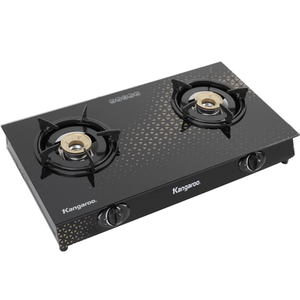 Kangaroo Dual Burner Gas Cooktop Glass Surface 12 Desktop Kitchen <b>Stove</b> Piezoelectric Ignition Hotel Household Use - Product Image 3