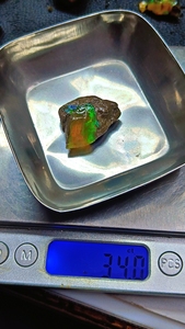 Opale noire Welo d'Éthiopie, brute, 100% naturelle, certifiée par un tiers, haute qualité, 20-80 carats, pour la fabrication de bijoux - Product Image 5