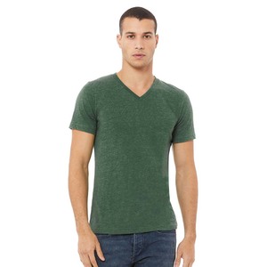 Camiseta transpirable Bella + Canvas Green Cotton/Poly Blend Apparel para hombre - Product Image 3