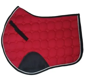 LIGHT WEIGHT JUMPING HORSE SADDLE PAD WITH AIR MESH FABRIC LINING INSIDE HIGH DENSITY CUSHION/CUSTOM DESIGN HORSE SADDLE PADS