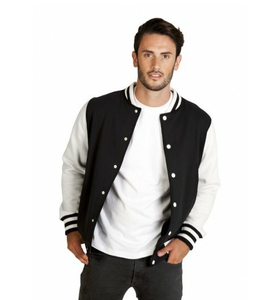 Veste universitaire personnalisée unisexe à manches longues brodée Letterman Jersey Nylon Baseball College Sport Jacket Hommes Respirant - Product Image 4