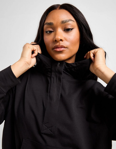 Modern Black Zip Up <b>Hoodie</b> & Jogger Outfit Trendy Activewear for Women Ultimate Comfort & Style Perfect for Fitness & Leisure - Product Image 4