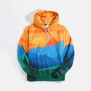 Hombres pulóver con capucha Premium algodón Casual Streetwear sudadera ODM logotipo personalizado Color antiarrugas venta al por mayor a granel Venta caliente - Product Image 1