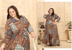 Chemisier décontracté modeste pour femmes chemises col tournant imprimé fleuri boutons à manches longues multicolore tissé respirant été taille 3XL - Product Image 2