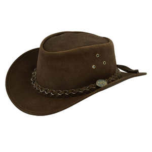 Vente en gros de chapeaux de cow-boy en cuir Western faits à la main durables personnalisables toutes saisons chapeaux de mode en plein air pour les magasins Ranch Festivals - Product Image 5