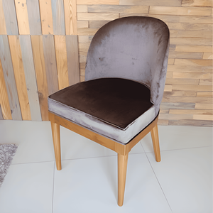 Juego de Comedor Moderno y Duradero de Madera de 9 Piezas, Mesa de Comedor Rectangular, Sillas Tapizadas para Restaurante, Villa, Apartamento, Hogar - Product Image 2