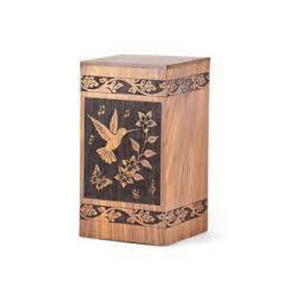 โกศใส่ศพทำจากไม้สไตล์อเมริกันสมัยใหม่พร้อมโลโก้ตามสั่งสำหรับผู้ใหญ่ชายหญิง - Product Image 1