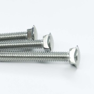 Good Price & OEM/ODM <b>M2</b>~M16 Stainless Steel Round head square neck <b>bolt</b> Carriage <b>bolt</b> for Woodworking - Product Image 2