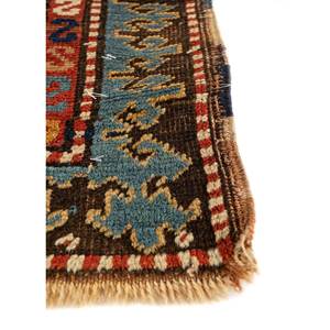 Alfombra Kilim de Lana Kiaan de Gran Tamaño, Anudada a Mano, con Patrón Geométrico Rojo y Naranja para Entrada de Casa, Pasillo Rectangular - Paem-1424, 9x12 - Product Image 4