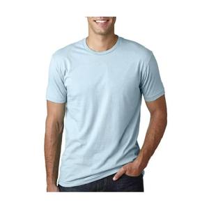Streetwear classique élégant meilleure qualité hommes T-Shirts 100% coton uni microfibre col rond doux Premium tricoté tissu bas quantité minimale de commande - Product Image 2