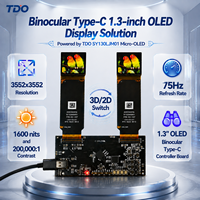 Écran Micro OLED SeeYA de 1,3 pouce, 3552x3552, 90 Hz, 1600 nits, pour casques AR, VR et médicaux