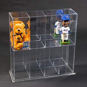Wholesale Custom Cube <b>Clear</b> <b>Acrylic</b> Display Rack Compartments Convenient for Showcase with Removable Feature Display <b>Box</b> - Product Image 2