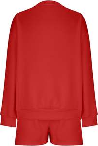 Fabriqué en usine Logo personnalisé 2 pièces 100% coton polaire femmes ensembles courts hiver décontracté Streetwear Sweat Shorts sweat tenues - Product Image 4