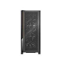 Boîtier PC de jeu ATX Antec P20CE en alliage d'aluminium, tour moyenne, panneau latéral en verre, ports avant (1xUSB3.0 + 2xUSB2.0 + audio HD) privé