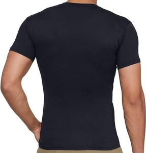 Quick Dry T Shirt Comfortable Fabric Short Sleeve V <b>Neck</b> <b>Light</b> Weight Custom Print T Shirt for Man From Bangladesh - Product Image 4