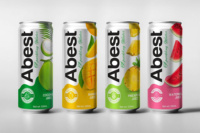 Eau gazeuse à la pastèque 330ml en canette aluminium, saveur fruit tropical de haute qualité, OEM ODM, marque privée, fournisseur Vietnamien