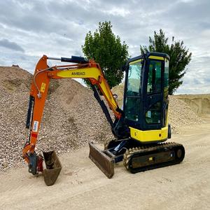 Miniexcavadora hidráulica de 3 toneladas usada en stock y lista para usar con sistema de orugas Compre ahora Entrega rápida y valor increíble - Product Image 2