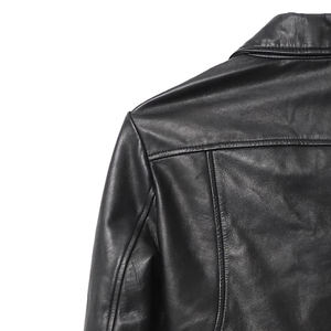 Chaqueta de cuero transpirable para uso en exteriores para mujer, novedad de 2024, chaqueta de cuero de manga larga a la moda para mujer - Product Image 6