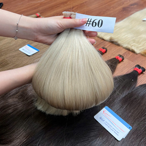 Extensions de cheveux humains vietnamiens en vrac, lisses naturelles, cuticules alignées, options de couleur Hairshop - Product Image 3