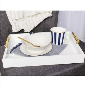 Plateau de service en bois naturel forestier, plateau en bois personnalisé, plateau de présentation en bois robuste, plateau à vaisselle, plat fait à la main - Product Image 2