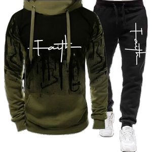 Chándal con estampado personalizado Tech Fleece y cremallera para hombre, chándal XL de talla grande para correr, chándal de gimnasio con logotipo estampado, chándal para correr - Product Image 2