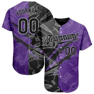 USA taille vierge Baseball uniforme sweat avec sublimation thermique imprimé maille respirant hommes broderie personnalisé Baseball Jersey - Product Image 5
