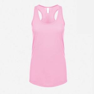 Camiseta sin mangas de algodón Triblend con espalda cruzada para mujer - Product Image 5