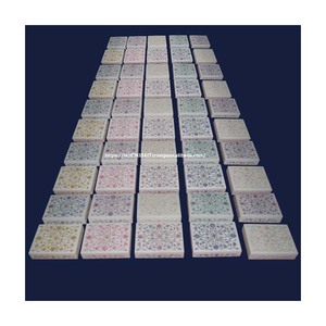 Magnifiques Coffrets Cadeaux en Marbre Blanc Poli Fait Main avec Nacre Rose Incrustée de Logo Personnalisé Vente en Gros de Boîtes à Bijoux Exportées - Product Image 6