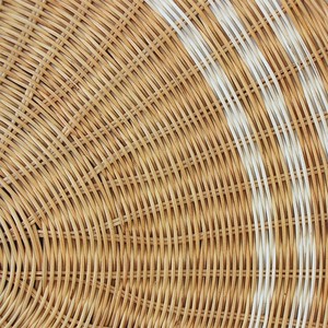 Decoración de placa de pared de ratán redonda superventas al por mayor arte de pared tejido hecho a mano natural decoración del hogar estilo bohemio decoración de pared de ratán - Product Image 5