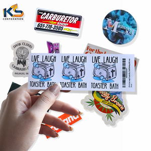 Pegatina de baño Live Laugh Toaster, pegatina de vinilo impermeable para tostadora divertida para Sombrero duro, portátil, botella de agua, decoración, pegatina - Product Image 1