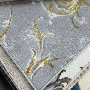 Tapis turc moderne en polypropylène tissé à la machine, de haute qualité, avec envers en jute, résistant aux taches, à poils longs, abstrait, pour la maison - Product Image 2