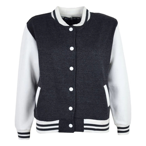 OEM Wholesale Custom Casual Letterman Varsity Jackets Street Wear Men Women Hip Hop Style <b>Stand</b> Collar Autumn Front Breathable - Product Image 2