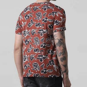 Camiseta de ajuste cómodo para hombre, diseño liso y liso para moda de verano y uso diario, Camiseta básica para hombre - Product Image 3