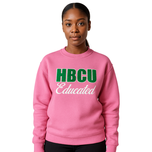 Hbcu สเวตเตอร์คอกลมสีชมพูการศึกษาปักลายเสื้อสเวตเตอร์แฟชั่นวิทยาลัยวิทยาลัยชมรมกรีก - Product Image 1