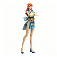 Vente en gros de kimonos officiels sous licence Nami Wano Country Ver. Figurine en PVC, jouet de collection pour les fans de l'emballage d'origine