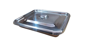 Plateau d'instruments en acier inoxydable 18x12 "Hôpital Holloware de haute qualité Livraison gratuite .. - Product Image 3