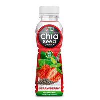 Service de conception personnalisée OEM ODM, marque privée, boisson aux graines de chia sans sucre aromatisée au miel et au citron, 10,98 fl oz, jus de fruits en bouteille