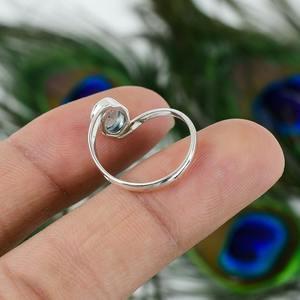 แฟชั่น unisex รูปไข่เซอร์คอนแพลตตินัมชุบ925อัญมณีเงินสเตอร์ลิงแฮนด์เมดแหวนหมั้นเครื่องประดับสำหรับงานเลี้ยง - Product Image 6