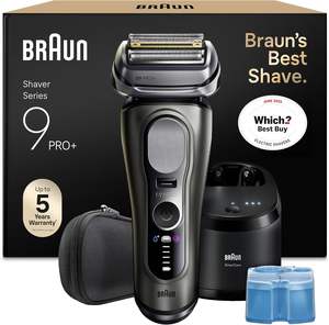 Rasoir électrique Braun Series 9 Pro+ pour hommes, rasoir électrique humide et sec, 5+1 lames ultra fines, Pro SensoAdapt - Product Image 6