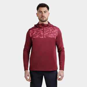 Vêtements de golf en gros, logo personnalisé, broderie, impression, sweat à capuche de golf léger à fermeture éclair pour homme, séchage rapide - Product Image 2