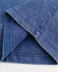 เสื้อยืดผู้ชายผ้าฝ้าย100% วินเทจซักได้แบบผ่อนคลาย, เนื้อนุ่มและทุกข์, ไหล่ตก, เสื้อยืดที่ทนทาน, - Product Image 4