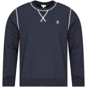 Sudadera de cuello redondo de algodón 100% para hombre, sudadera de manga larga de Color sólido con bordado, sudaderas de primavera y otoño - Product Image 4