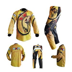 Conjunto Completo de Ropa Deportiva para Ciclismo de Montaña MTB, Resistente al Viento, con Estampado, Jersey y Pantalones - Product Image 2