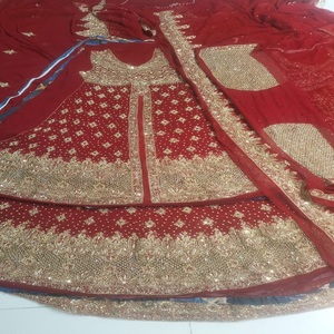 Beautifully Designed Indian Pakistani Clothing Hot Selling Fancy Bridal Dress Weddings <b>GOTA</b> ADDA KORA DABKA Work Pakistan India - Product Image 5