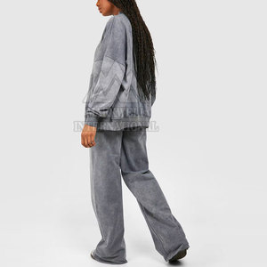 Chándal de Invierno para Mujer, Último Diseño, Talla Personalizada, Lavado Ácido, Venta al por Mayor, Chándal Cómodo para Mujer - Product Image 2