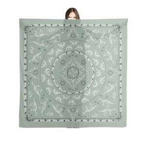 Pañuelo cuadrado de algodón, bufanda de moda, productos de alta calidad hechos a mano, logotipo de impresión personalizado, Firmante, otras bufandas para mujer - Product Image 1