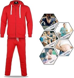 1985 <b>Men's</b> Track suit set Thick Fleece Hoodie Sweatsuit 2 pieces,casual winter <b>warmer</b> outfit - Product Image 6